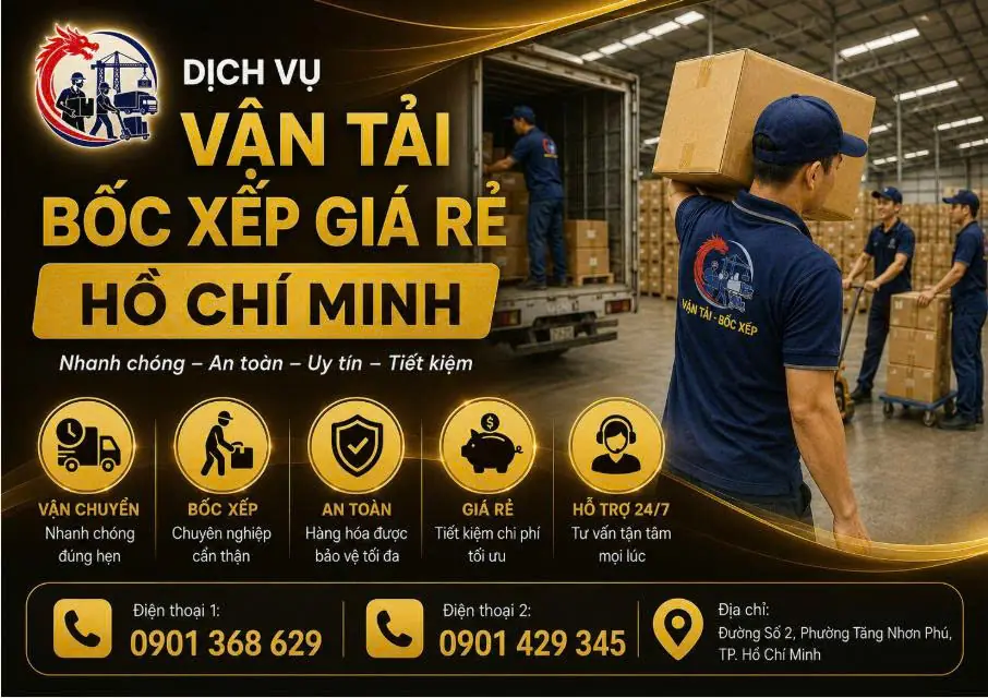 dịch vụ vận tải bốc xếp gi&aacute; rẻ hồ ch&iacute; minh