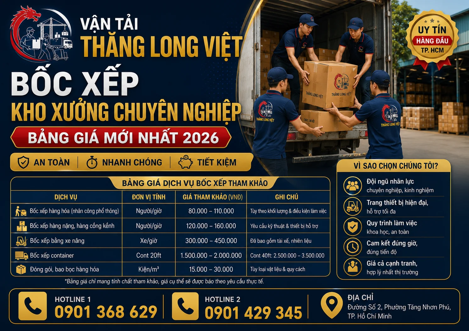 dịch vụ vận tải bốc xếp gi&aacute; rẻ hồ ch&iacute; minh